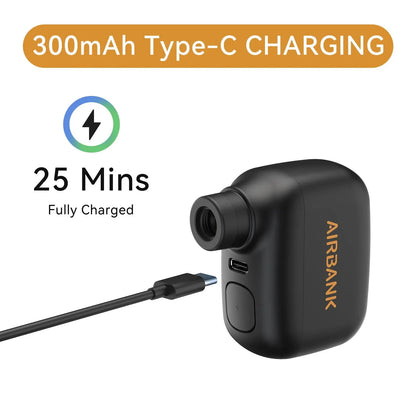 Mini Portable Bicycle Pump Rechargeable AIRBANK