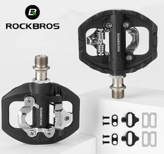 Bicycle Lock Pedal 2 In 1 Anti-slip Lock Nylon Pedal ROCKBROS