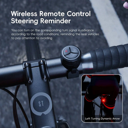 Wireless Team Sync Tail Light Auto Brake Sensing CYCLAMI CY180