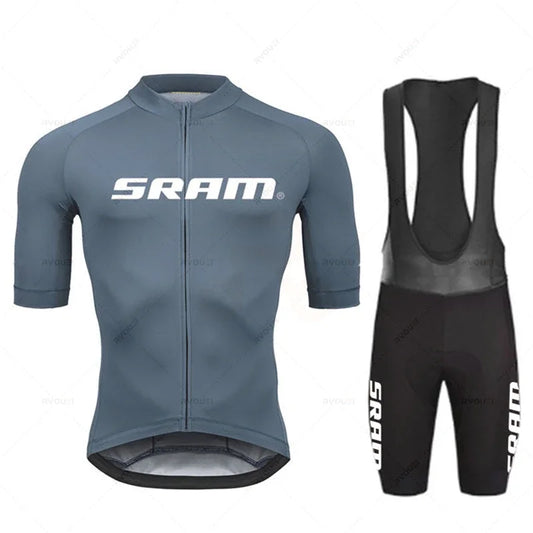 Team Cycling Jersey Summer Sets Sram