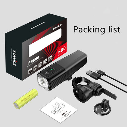 Bike Light with Tail Light USB - C Rechargeable LED TOWILD BR800