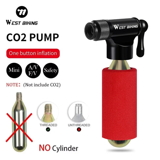Mini Bicycle CO2 Pump Portable Tire Inflator WEST BIKING