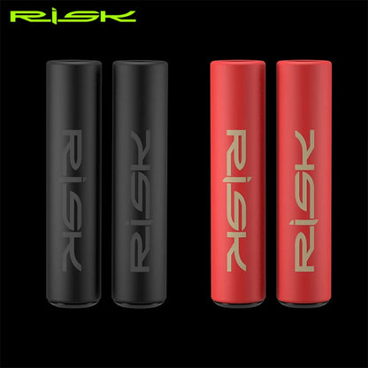 Bicycle Handlebar Grips With Dust Plug Shock-Absorbing Anti-skid RISK