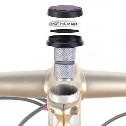 Bicycle Mount Fork Down Tube Bracket Waterproof  Anti-theft Airtag Case Tracker Holder