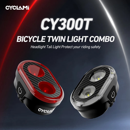 Bicycle Smart Brake Sensing Front Rear Light CYCLAMI CY300T