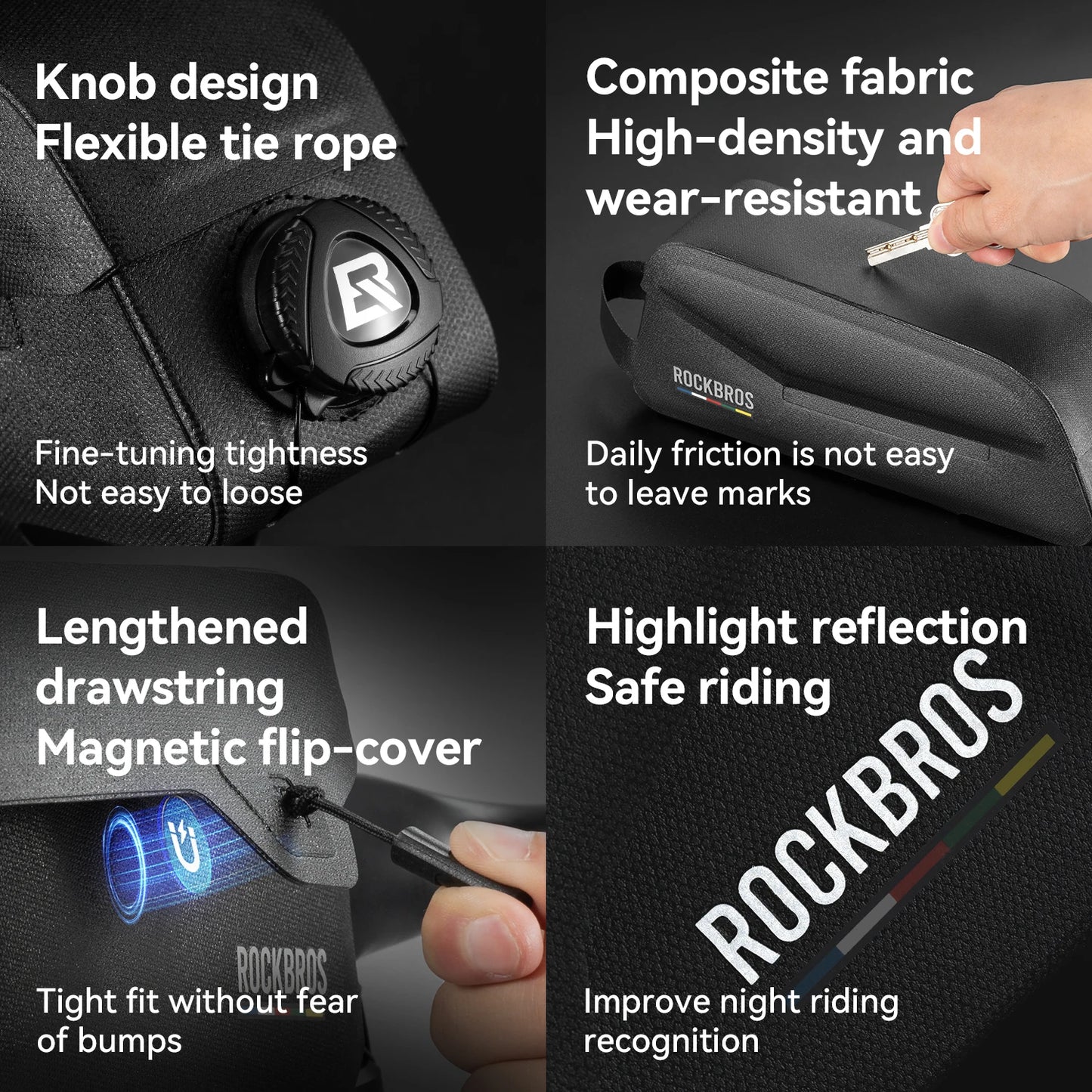 Bicycle Bag Magnetic Suction Front Bag ROCKBROS ROAD TO SKY