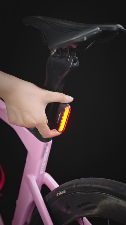 Magnetic LED Bike Tail Light Type-C 7 modes Rechargeable ROCKBROS